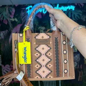 Wrangler tote bag brown